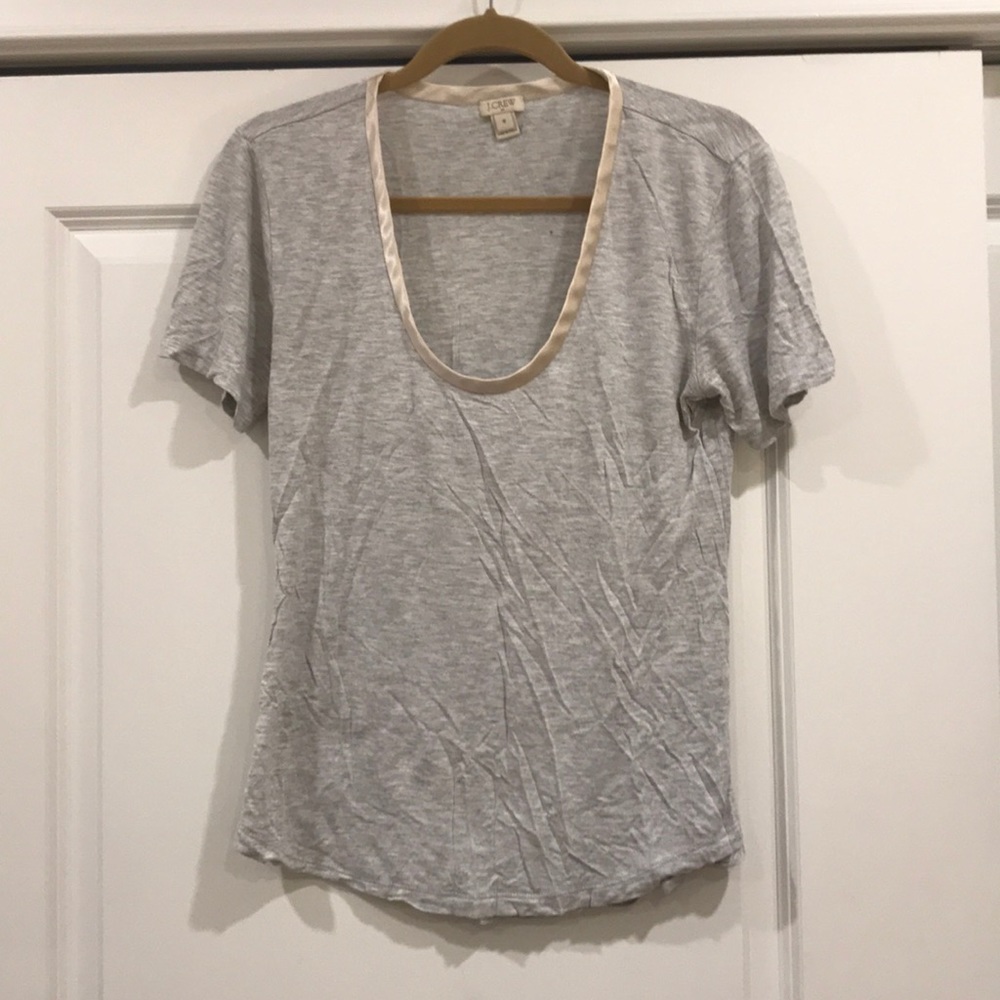 J. Crew loose grey top